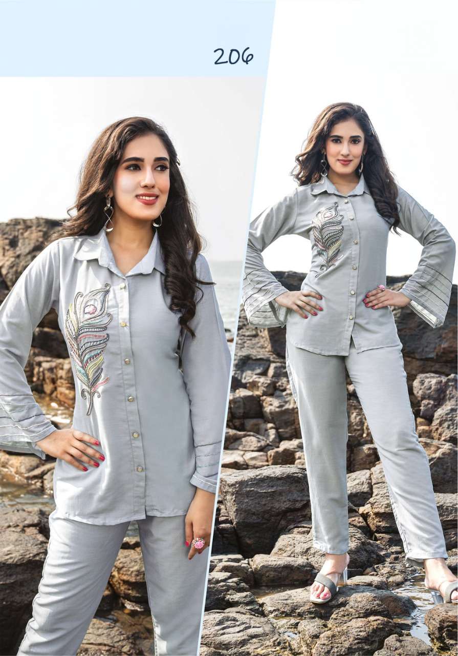 S3forever-Sho Shaa Vol 02-Orbit-Latex-Kurti-Pant-Cord-set-206